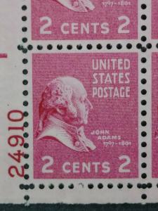 RIV: US MNH 803 804 805 806 & 807 Plate Blocks lot FRESH Presidential Prexie 2I