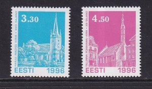 Estonia  #315-316  MNH  1996  Christmas  Churches