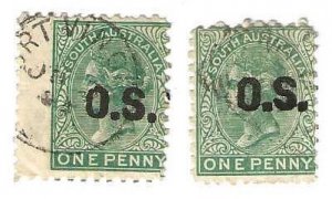 South Australia, O44, used,   1880,  (a374) Pick One!