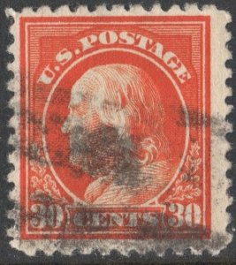 SC#516 30¢ Franklin Single (1917) Used