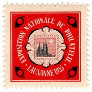 (I.B) Switzerland Cinderella : National Stamp Exhibition (Lausanne 1955)