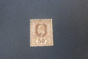 Ceylon 1910 Sc 189 FU