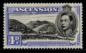 ASCENSION GVI SG42c, 4d black & ultramaine, M MINT. Cat £17. PERF 13½