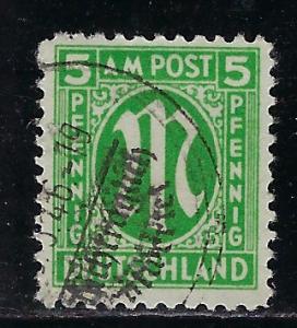 Germany AM Post Scott # 3N4, used