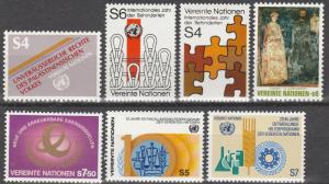 United Nations Vienna #17-23   MNH CV $4.20  (A6972)