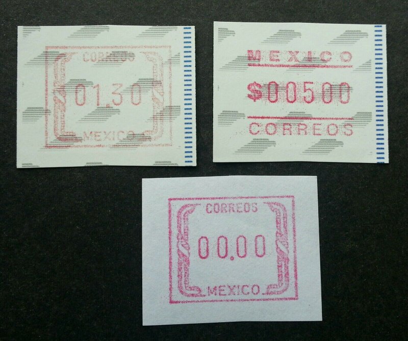 Mexico ATM (Frama Label stamp lot) MNH