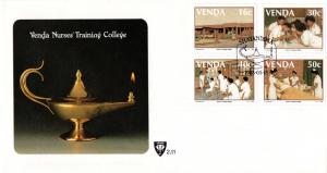 Venda - 1988 Nurse's Training College FDC SG 175-178