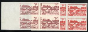 Afghanistan #B17-18 Cat$20+, 1958 Children's Day, set of two in imperf. block...