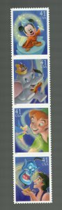 4192-95 The Art of Disney  Magic 41c (Vertical Strip) 2007 MNH