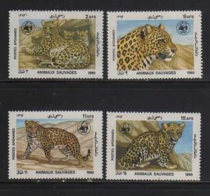 Afghanistan MNH sc# 1172-5 WWF