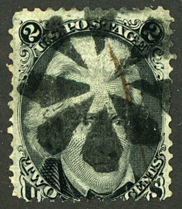 U.S. #93 USED FANCY CANCEL