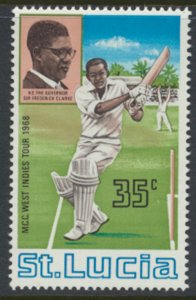 St Lucia SG 244  SC#  230  1968  Cricket    see details & scans 