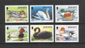 BIRDS - JERSEY #1116-21  DUCKS   MNH