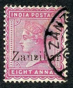 Zanzibar SG15 8a Magenta Small second Z CDS used