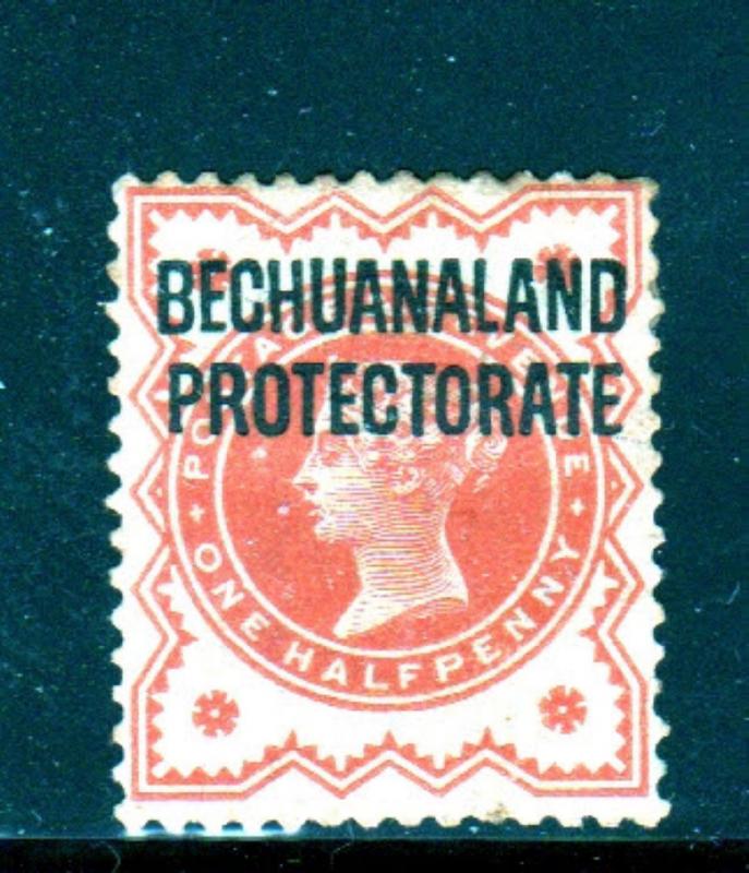 BECHUANALAND  PROTECTORATE #69  1897  1/2p  QUEEN VICTORIA    MINT  VF HR  O.G