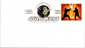 FDC 2007 SC #4143 No Cachet / Obi Wan & Anakin - Los Angeles CA - Single - J1240