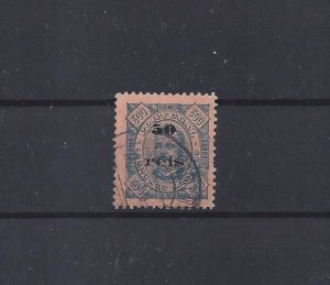 Lourenco Marques 1896 USED surcharged 50/300 Reis Sc#29 YT#31 D. Carlos Mf#31