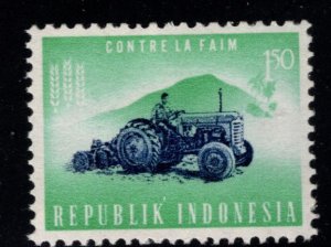 Indonesia Scott 586 MNH**Freedom from hunger Tractor stamp