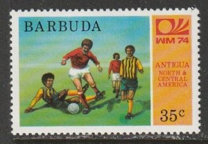 1974 Antigua-Barbuda - Sc 161 - MH VF - 1 single - World Cup Soccer