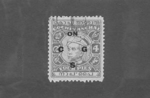 INDIA COCHIN ANGHAL 091 USED BIN $1.00