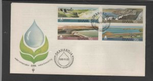 SOUTH WEST AFRICA #467-470 1980 WATER CONSERVATION  DESERT MINT VF NH O.G FDC c