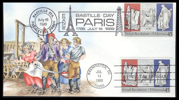 #C120 French Revolution Ham FDC