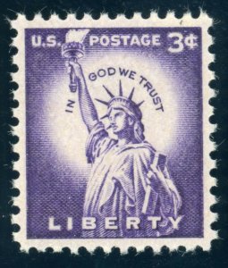 US Stamp #1035c Statue of Liberty 3c - PSE CERT - XF-SUP 95 - MNH - SMQ $35.00