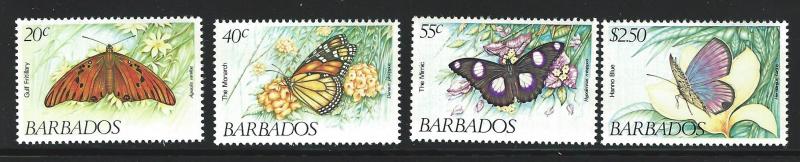 Barbados  mnh S.C.#  602 - 605