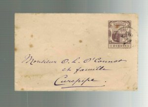 1902 Mauritius Mini Cover Local Use