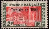 Inini SG#34 Mint - 1931 2f.  - Forests, Buildings, Stamp of