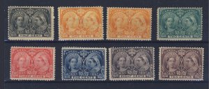 8x Canada Victoria MH Jubilee Stamps; #50-51-51i-52-53-54-56-57 Guide = $230.00