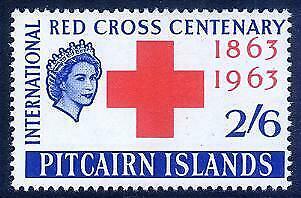 HERRICKSTAMP PITCAIRN ISLANDS Sc.# 36-37 Red Cross