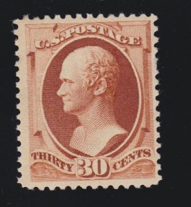 US 217 30c Hamilton Used VF OG H SCV $250