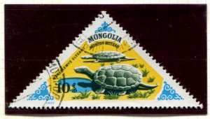 954 Mongolia 10m Prehistoric Turtles, used