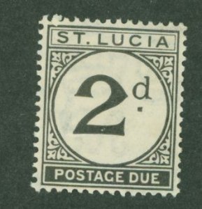 St. Lucia #J4 Unused Single