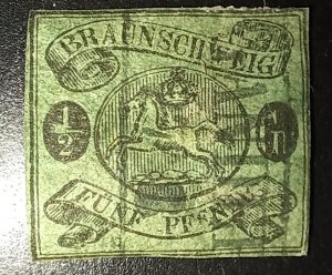 Brunswick 1853-61 Stamp SG15 Old Germany Braunschweig (1)