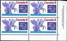 CANADA   #648 MNH LOWER RIGHT PLATE BLOCK  (4)