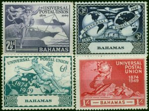 Bahamas 1949 UPU Set of 4 SG196-199 Fine LMM