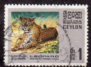 Ceylon 442 - Used - Leopard (cv $1.90) (2)