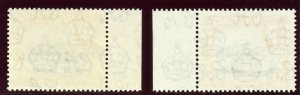 Antigua 1961 QEII 3c in two listed shades superb MNH. SG 123, 123a.