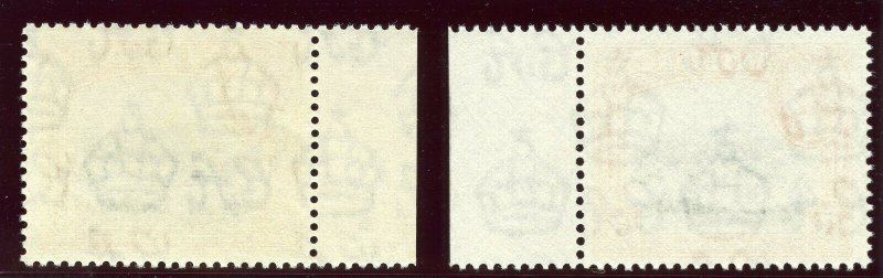 Antigua 1961 QEII 3c in two listed shades superb MNH. SG 123, 123a.