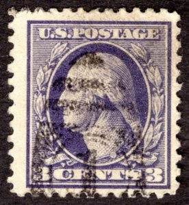 1918, US 3c, Washington, Used, Sc 529