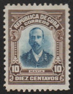 1910 Cuba Stamps Sc 244  General  Jose Mayia Rodriguez NEW