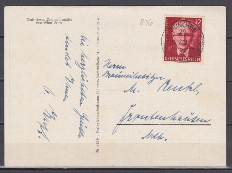 Third Reich Propaganda Postcard