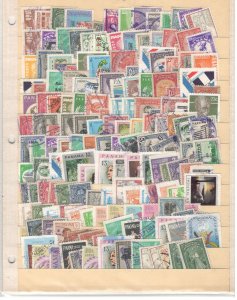 PANAMA COLLECTION ON STOCK SHEET MINT/USED