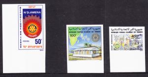 Rotary International Group of 31 Imperfs. from Africa.  VF/NH(**)