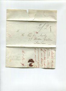 LOT OF 10 GRENADA STAMPLESS COVERS TO LONDON/EDINBURGH WITH BETTER MARKINGS