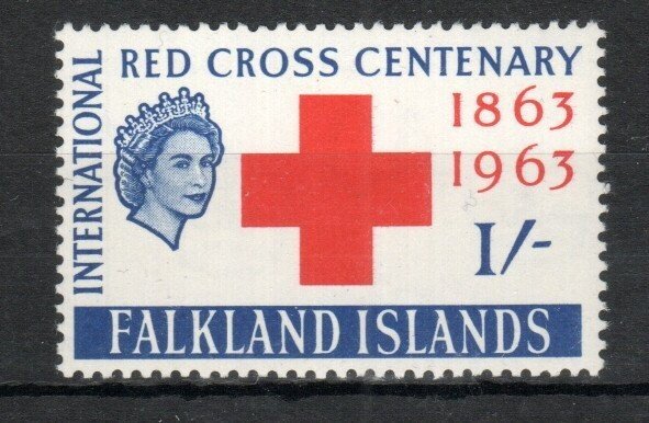 Falkland Islands 1963 1s Red Cross Centenary SG 213 MNH