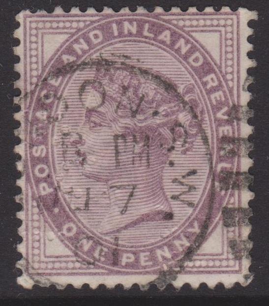 Great Britain 1881 QV Sc#89 Private Perfin Used