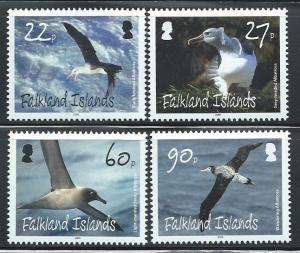 Falkland Is.   Birds-Albatrosses   Set  SC# 990-93  MNH